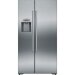 Siemens side-by-side refrigerator / freezer combination