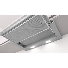 Constructa cd30646, Flat screen hood, 60 cm, Silver metallic