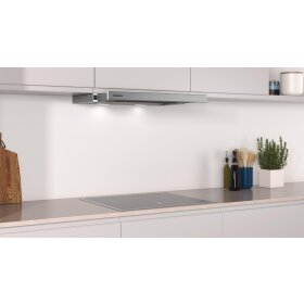 Constructa cd30646, Flat screen hood, 60 cm, Silver metallic