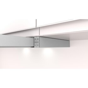 Constructa CD30677, flat screen hood, 60 cm, silver metallic