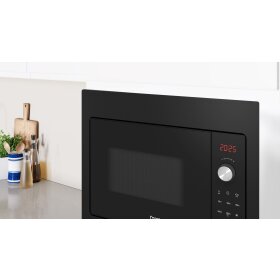 Constructa cc1p91255, built-in microwave, black