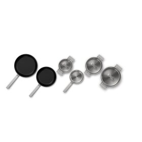 Bosch HEZ9SE060, Kochgeschirr-Set, 6-teilig