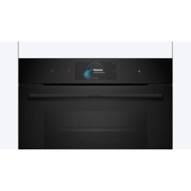 Bosch CSG958DB1, Series 8, built-in compact steam oven, 60 x 45 cm, black