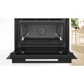 Bosch CSG958DB1, Series 8, built-in compact steam oven, 60 x 45 cm, black