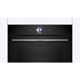 Bosch hsg7261b1, series 8, built-in steam oven, 60 x 60 cm, black