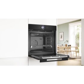 Bosch HSG936AB1, Series 8, built-in steam oven, 60 x 60 cm, black