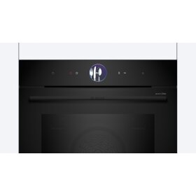 Bosch HSG936AB1, Serie 8, Einbau-Dampfbackofen, 60 x 60 cm, Schwarz