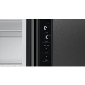 Bosch KFN96AXEA, Series 4, fridge-freezer combination, multi-door, 183 x 90.5 cm, black stainless steel