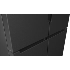 Bosch KFN96AXEA, Series 4, fridge-freezer combination, multi-door, 183 x 90.5 cm, black stainless steel
