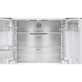 Bosch KFN96AXEA, Serie 4, Kühl-Gefrier-Kombination, mehrtürig, 183 x 90.5 cm, Gebürsteter schwarzer Stahl AntiFingerprint, Total No Frost