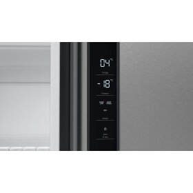 Bosch KFN96VPEA, Series 4, fridge-freezer combination, multi-door, 183 x 90.5 cm, stainless steel (with anti-fingerprint)