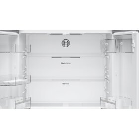 Bosch KFN96VPEA, Series 4, fridge-freezer combination, multi-door, 183 x 90.5 cm, stainless steel (with anti-fingerprint)