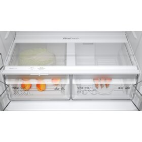 Bosch KFN96VPEA, Series 4, fridge-freezer combination, multi-door, 183 x 90.5 cm, stainless steel (with anti-fingerprint)