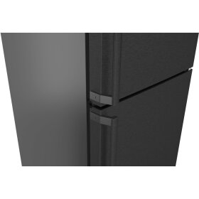 Bosch KGN39VXBT, Serie 4, Freistehende Kühl-Gefrier-Kombination mit Gefrierbereich unten, 203 x 60 cm, Gebürsteter schwarzer Stahl AntiFingerprint, Total No Frost
