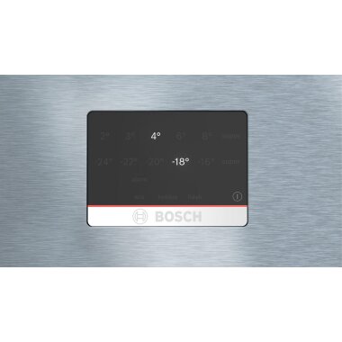 Bosch KGN56XIDR, Serie 4, Freistehende Kühl-Gefrier-Kombination mit Gefrierbereich unten, 193 x 70 cm, Edelstahl (mit Antifingerprint)