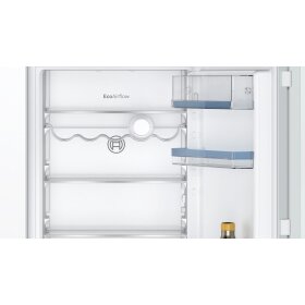 Bosch KIN86SFE0, Series 4, built-in fridge-freezer combination with bottom freezer area, 177.2 x 54.1 cm, flat hinge