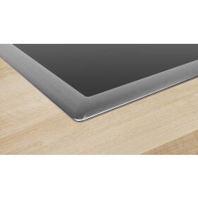Bosch PKE645BA2E, Serie 4, Elektro-Kochfeld, 60 cm, Schwarz, Mit Rahmen aufliegend