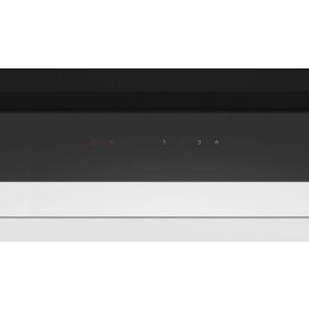 Bosch DBB97AM60, Serie 6, Integrierte Designhaube, 90 cm, Klarglas schwarz bedruckt, Schwarz
