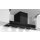 Bosch DBB97AM60, Serie 6, Integrierte Designhaube, 90 cm, Klarglas schwarz bedruckt, Schwarz