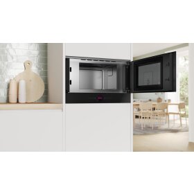 Bosch BFR9221B1, Series 8, built-in microwave, black