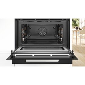 Bosch CMG976KB1, Series 8, built-in compact oven with microwave function, 60 x 45 cm, black
