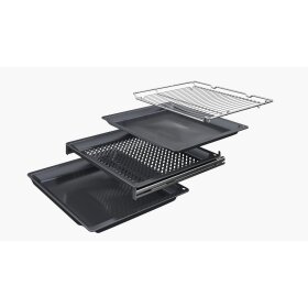 Bosch HMG976KB1, Series 8, built-in oven with microwave function, 60 x 60 cm, black