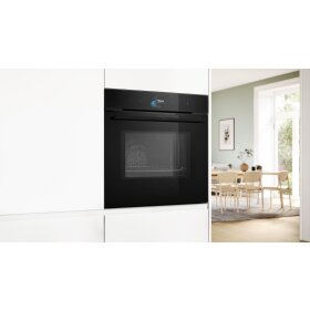 Bosch HNG978NB1, Serie 8, Einbau-Backofen mit Mikrowellen- und Dampffunktion, 60 x 60 cm, Schwarz