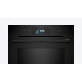 Bosch HNG978NB1, Serie 8, Einbau-Backofen mit Mikrowellen- und Dampffunktion, 60 x 60 cm, Schwarz
