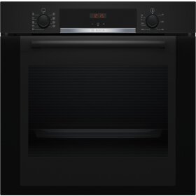 Bosch hba3340b0, series 4, built-in oven, 60 x 60 cm, black
