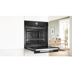 Bosch HRG976NB1, Series 8, built-in oven with steam support, 60 x 60 cm, black