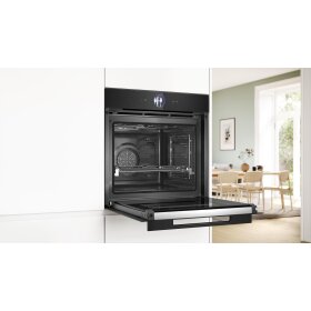Bosch HRG976NB1, Series 8, built-in oven with steam support, 60 x 60 cm, black