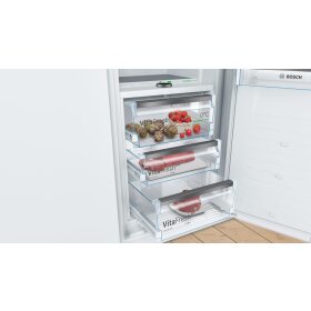Bosch KIF81HOD0, Serie 8, Einbau-Kühlschrank, 177.2 x 55.8 cm, Flachscharnier mit Softeinzug