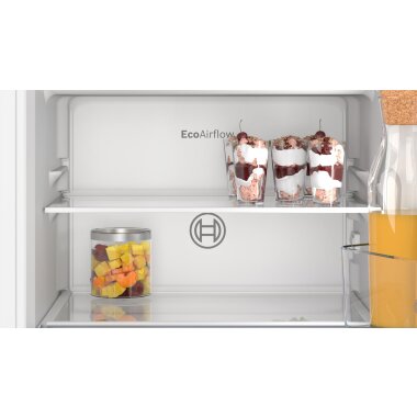 Bosch KIL22NSE0, Serie 2, Einbau-Kühlschrank mit Gefrierfach, 88 x 56 cm, Schleppscharnier