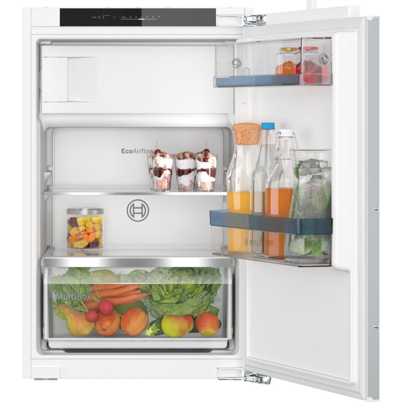 Bosch KIL22VFE0, Serie 4, Einbau-Kühlschrank mit Gefrierfach, 88 x
