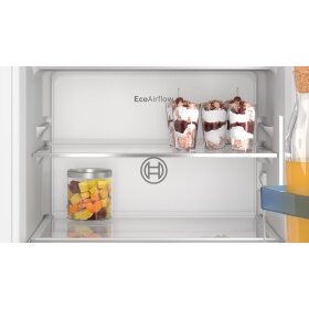Bosch KIL22VFE0, Serie 4, Einbau-Kühlschrank mit Gefrierfach, 88 x 56 cm, Flachscharnier