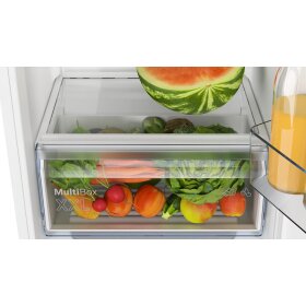 Bosch KIL42NSE0, Series 2, built-in refrigerator with freezer compartment, 122.5 x 56 cm, drag hinge