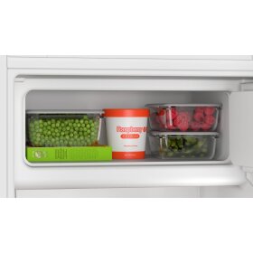 Bosch KIL42NSE0, Series 2, built-in refrigerator with freezer compartment, 122.5 x 56 cm, drag hinge