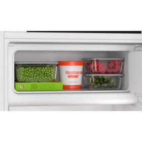 Bosch kil42vfe0, series 4, built-in refrigerator with freezer compartment, 122.5 x 56 cm, flat hinge