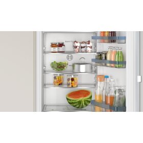 Bosch kil42vfe0, series 4, built-in refrigerator with freezer compartment, 122.5 x 56 cm, flat hinge
