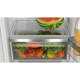 Bosch kil42vfe0, series 4, built-in refrigerator with freezer compartment, 122.5 x 56 cm, flat hinge