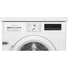 Bosch wiw28443, series 8, built-in washing machine, 8 kg, 1400 rpm.