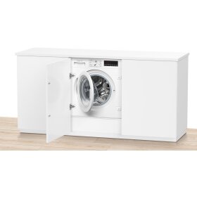 Bosch wiw28443, series 8, built-in washing machine, 8 kg, 1400 rpm.