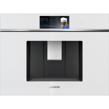 Siemens ct718l1w0, iQ700, built-in fully automatic coffee maker, White