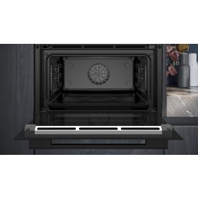 Siemens CS736G1B1, iQ700, Einbau-Kompaktdampfbackofen, 60 x 45 cm, Schwarz, Edelstahl
