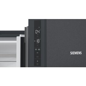 Siemens KF96NAXEA, iQ300, Kühl-Gefrier-Kombination, mehrtürig, 183 x 90.5 cm, Gebürsteter schwarzer Stahl AntiFingerprint, Total noFrost