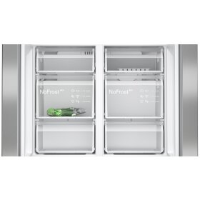 Siemens KF96NVPEA, iQ300, Kühl-Gefrier-Kombination, mehrtürig, 183 x 90.5 cm, Gebürsteter Stahl AntiFingerprint, Total noFrost