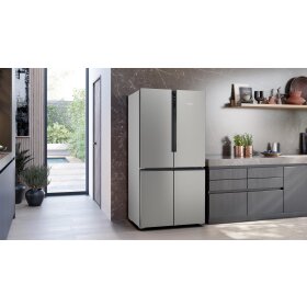 Siemens KF96NVPEA, iQ300, Kühl-Gefrier-Kombination, mehrtürig, 183 x 90.5 cm, Gebürsteter Stahl AntiFingerprint, Total noFrost