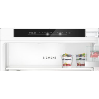 Siemens KI86NADD0, iQ500, Einbau-Kühl-Gefrier-Kombination mit Gefrierbereich unten, 177.2 x 55.8 cm, Flachscharnier mit Softeinzug