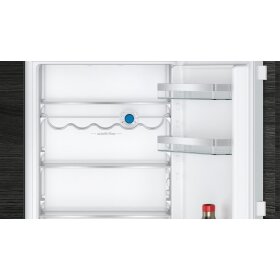 Siemens ki86nvfe0, iQ300, built-in fridge-freezer with freezer section below, 177.2 x 54.1 cm, flat hinge