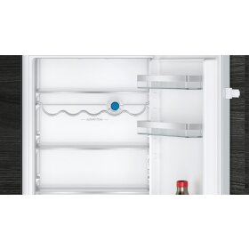 Siemens ki86nvse0, iQ300, built-in fridge-freezer with freezer section below, 177.2 x 54.1 cm, drag hinge